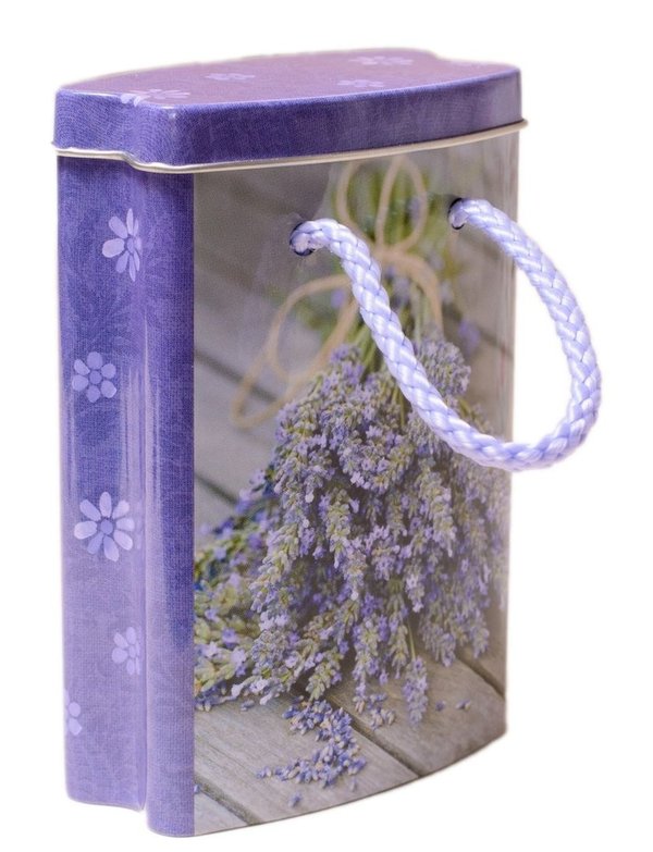 Lavendelseife in Geschenkdose