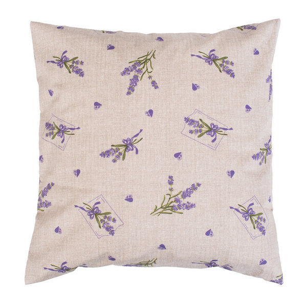 Kissenbezug, Lavendel, Baumwolle, 40 x 40 cm