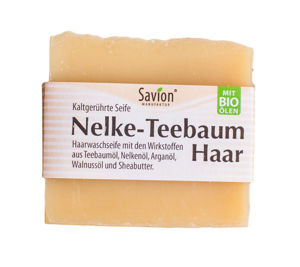 Haarwaschseife Nelke-Teebaum