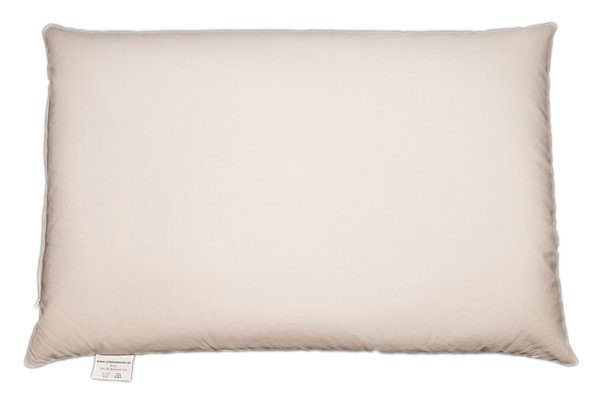 Zirbenkissen für Flachschläfer, Baumwolle, bio - 40 x 60 cm
